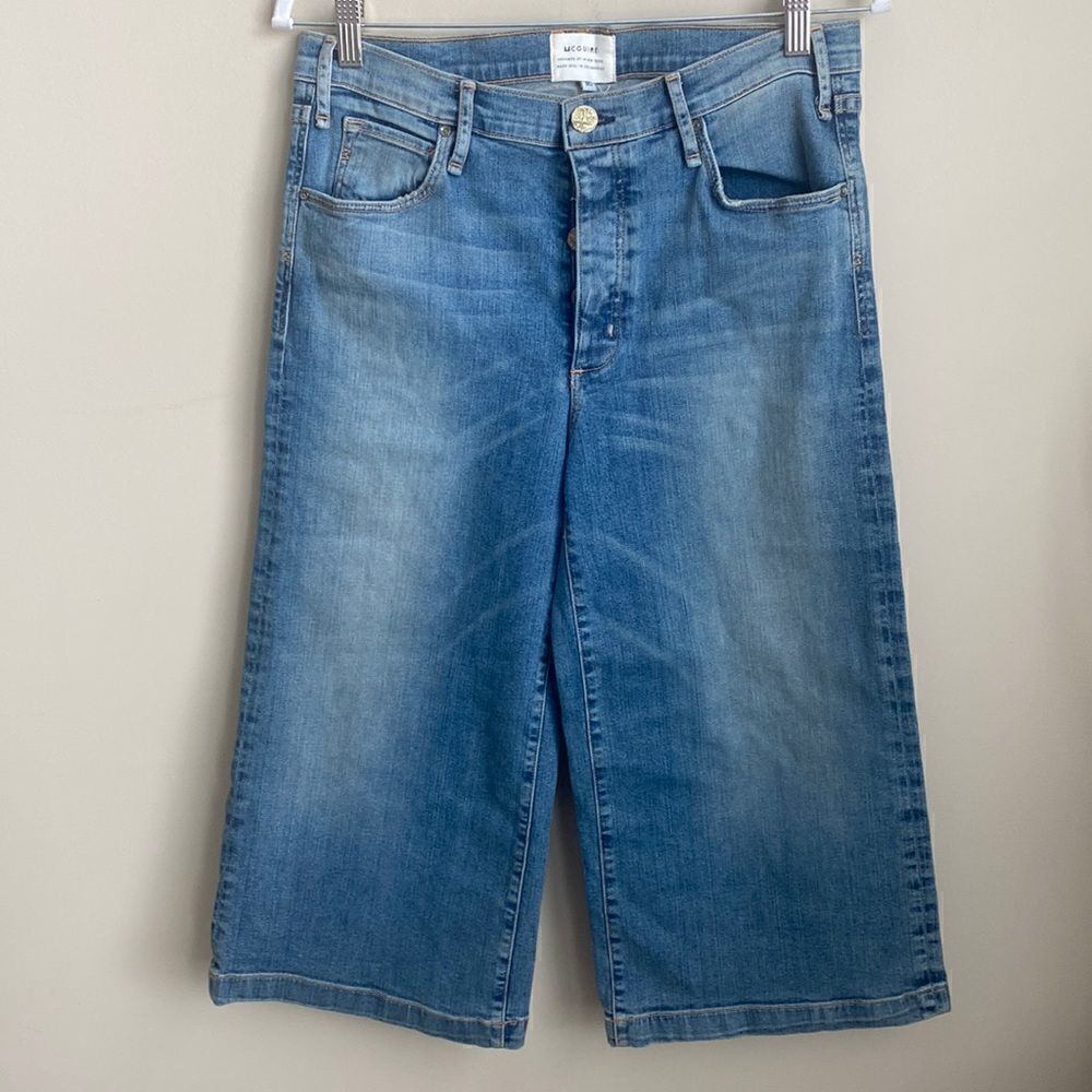 McGuire Bessette Summerset Cropped Wide Leg Jeans 30